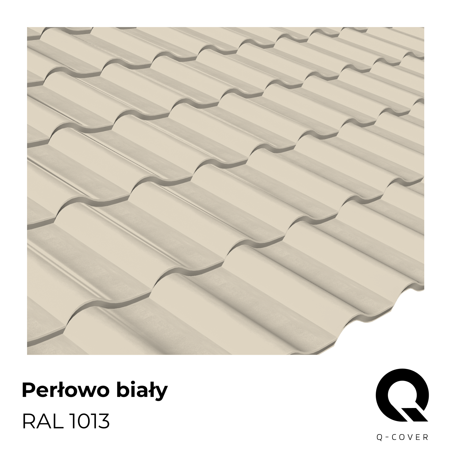 RAL1013 Perłowo biały